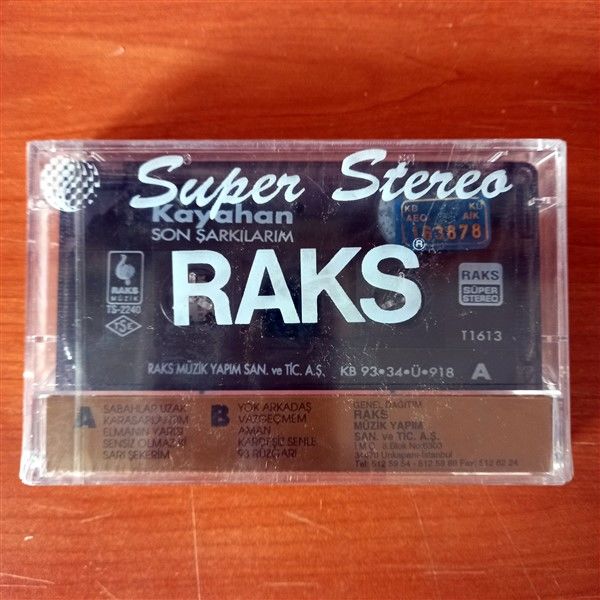 KAYAHAN - SON ŞARKILARIM (1993) - KASET SIFIR