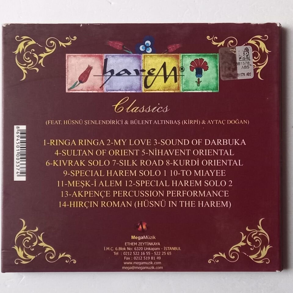 HAREM 5 CLASSICS - CD DIGIPAK 2.EL