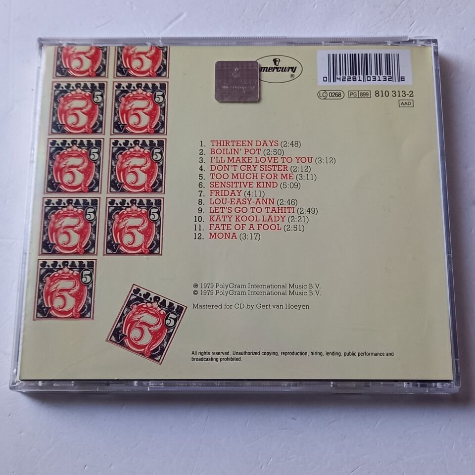 J.J. CALE – 5 (1979) - CD REISSUE 2.EL