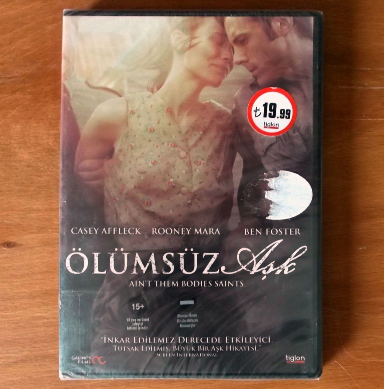 ÖLÜMSÜZ AŞK - AIN'T THEM BODIES SAINTS - CASEY AFFLECK - ROONEY MARA - DVD 2.EL