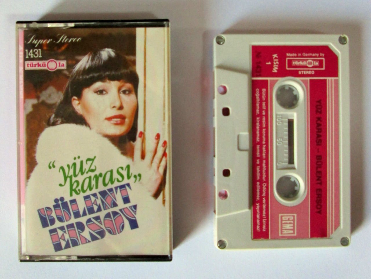 BÜLENT ERSOY - YÜZ KARASI ALMANYA KASET 2.EL