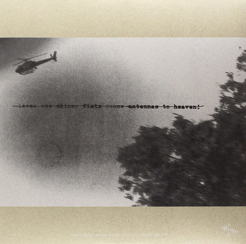 GODSPEED YOU BLACK EMPEROR - LIFT YOUR SKINNY FISTS LIKE ANTENNAS TO HEAVEN (2000) - 2LP POST ROCK 180GR 2018 EDITION SIFIR PLAK