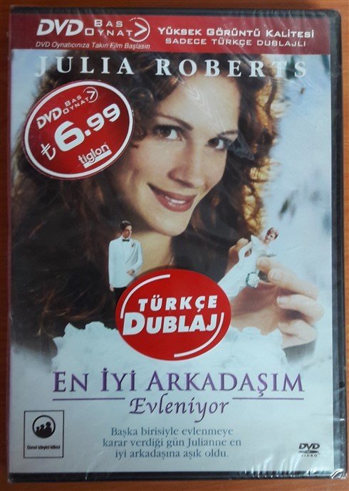 EN İYİ ARKADAŞIM EVLENİYOR - JULIA ROBERTS - BAS OYNAT DVD SIFIR