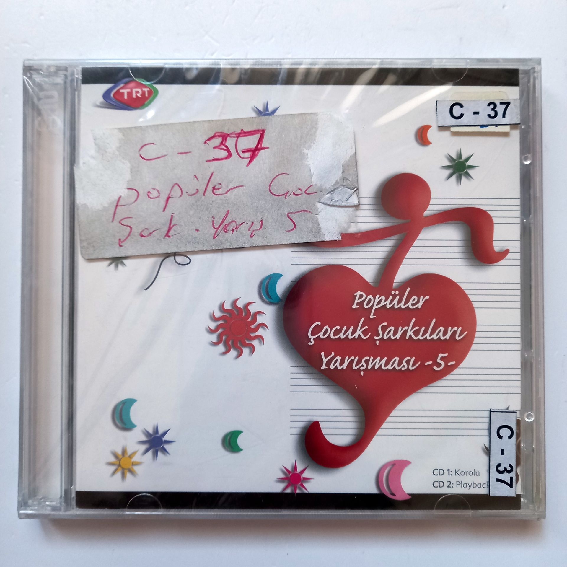POPÜLER ÇOCUK ŞARKILARI YARIŞMASI-5 / TRT ARŞİV SERİSİ - 2CD SIFIR