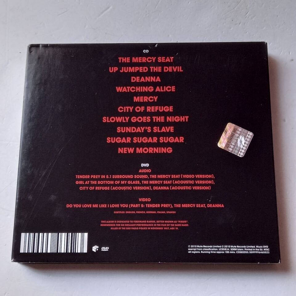 NICK CAVE AND THE BAD SEEDS – TENDER PREY (2010) - CD + DVD REMASTERED REISSUE 2.EL