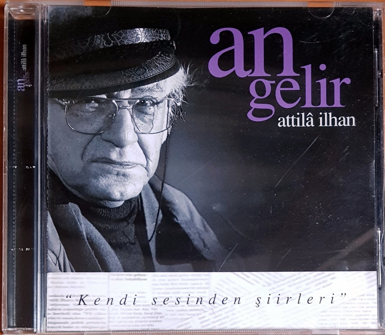 ATİLLA İLHAN - AN GELİR / KENDİ SESİNDEN ŞİİRLERİ / SELÇUKLU MÜZİK CD 2.EL
