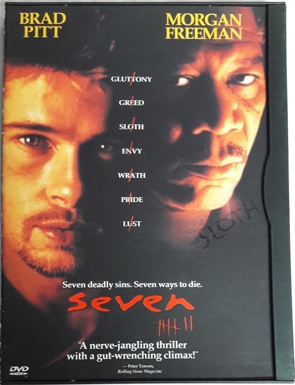 SEVEN - BRAD PITT - MORGAN FREEMAN - DAVID FINCHER - SNAPCASE DVD 2.EL (1* BÖLGE)