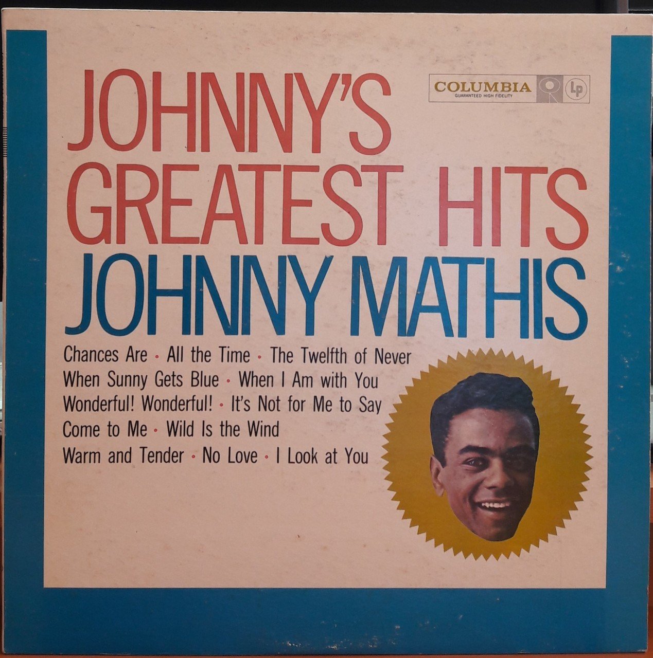 JOHNNY MATHIS - JOHNNY'S GREATEST HITS - PLAK 2.EL