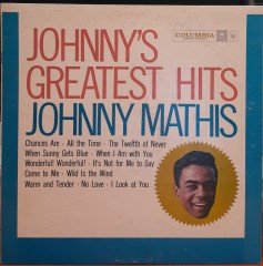 JOHNNY MATHIS - JOHNNY'S GREATEST HITS - PLAK 2.EL