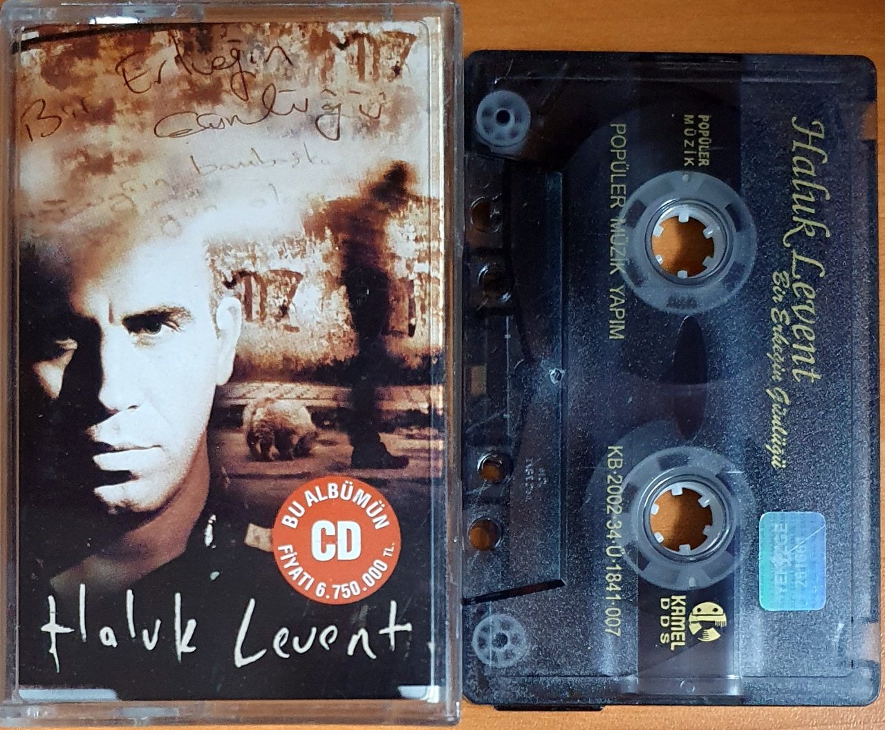 HALUK LEVENT - BİR ERKEĞİN GÜNLÜĞÜ (2002) - KASET POPÜLER MÜZİK 2.EL
