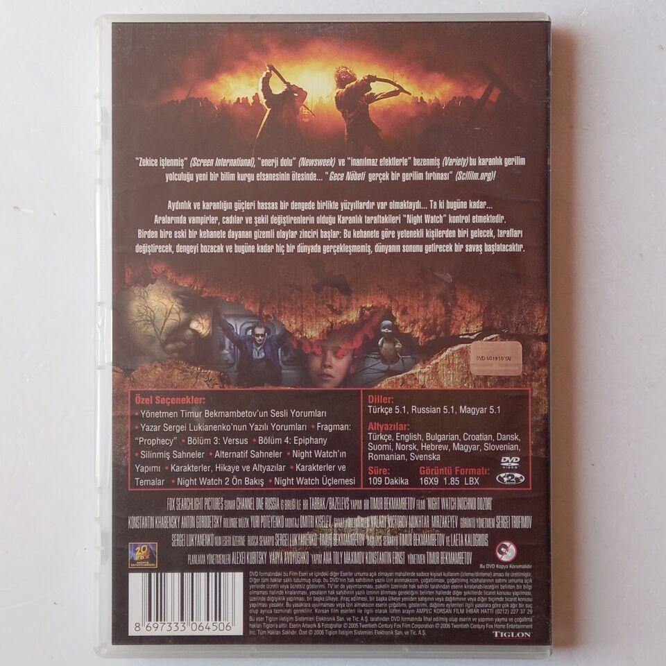 NIGHT WATCH / GECE NÖBETİ - 2DVD 2.EL