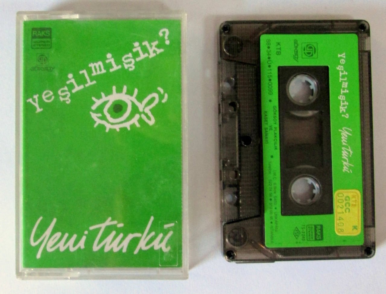 YENİ TÜRKÜ - YEŞİLMİŞİK? KASET 2.EL