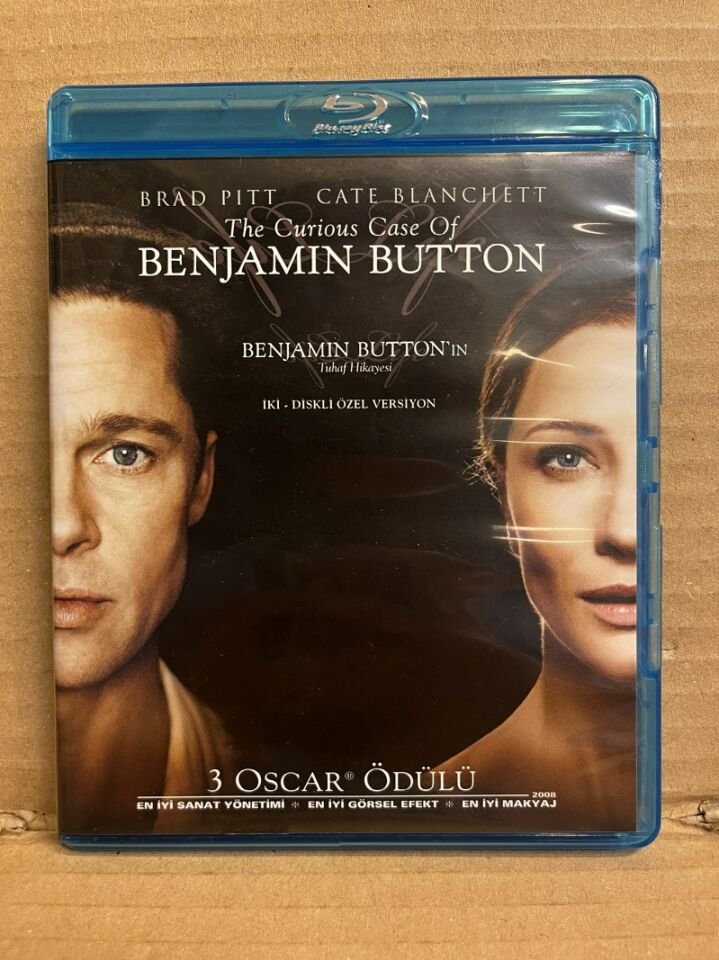 THE CURIOUS CASE OF BENJAMIN BUTTON - BENJAMİN BUTTON'IN TUHAF HİKAYESİ - BRAD PITT - 2 DİSK BLU-RAY 2.EL