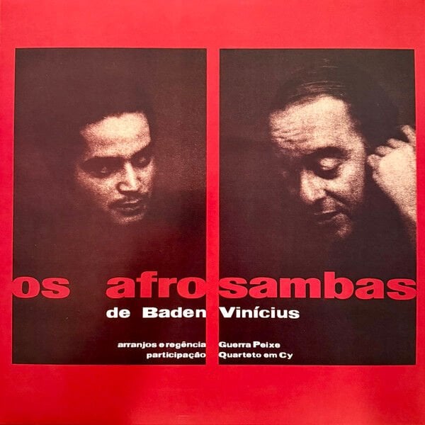 BADEN POWELL & VINICIUS DE MORAES - OS AFRO SAMBAS (1966) - LP 2025 RED COLOURED EDITION BOSSA NOVA , SAMBA, LATIN JAZZ SIFIR PLAK