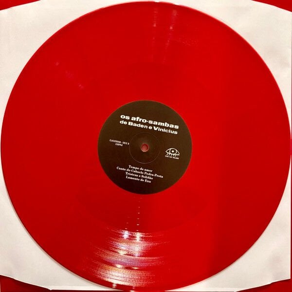 BADEN POWELL & VINICIUS DE MORAES - OS AFRO SAMBAS (1966) - LP 2025 RED COLOURED EDITION BOSSA NOVA , SAMBA, LATIN JAZZ SIFIR PLAK