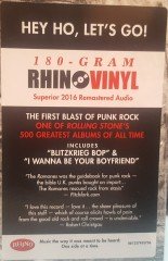 RAMONES - RAMONES (1976) - LP 180GR 2018 EDITION SIFIR