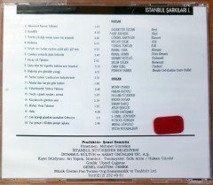 İSTANBUL ŞARKILARI I / İBB KÜLTÜR İŞLERİ DAİRE BAŞKANLIĞI (1996) CD 2.EL