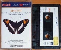 MOZART / PIANO CONCERTOS NO.20, K.466 / NO.21, K.467 / DON GIOVANNI: OVERTURE (1988) - KASET MMY 2.EL