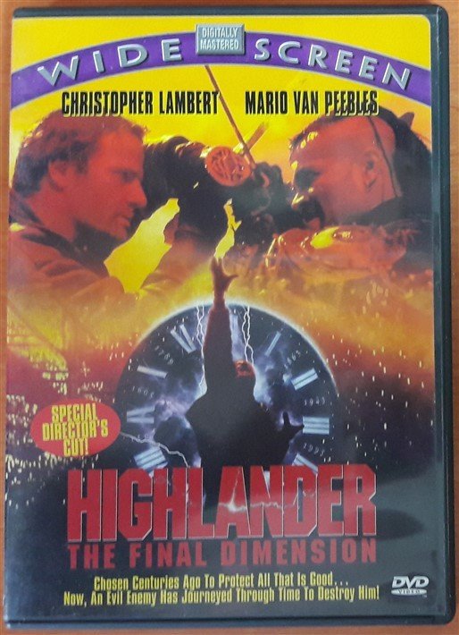 HIGHLANDER THE FINAL DIMENSION (1994) - CHRISTOPHER LAMBERT - DVD 2.EL 1. BÖLGE TR ALTYAZI YOKTUR