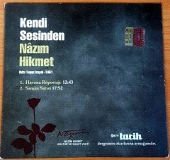 NAZIM HİKMET - KENDİ SESİNDEN / HIFZI TOPUZ KAYDI-1961 PROMO CD 2.EL