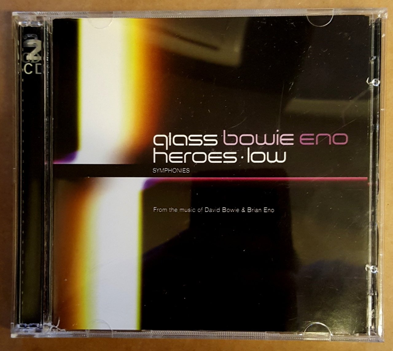 DAVID BOWIE & BRIAN ENO MEETS PHILIP GLASS HEROES/LOW SYMPHONIES (2003) 2CD 2.EL