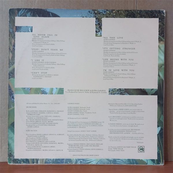 DEBARGE – ALL THIS LOVE (1982) - LP 2.EL PLAK