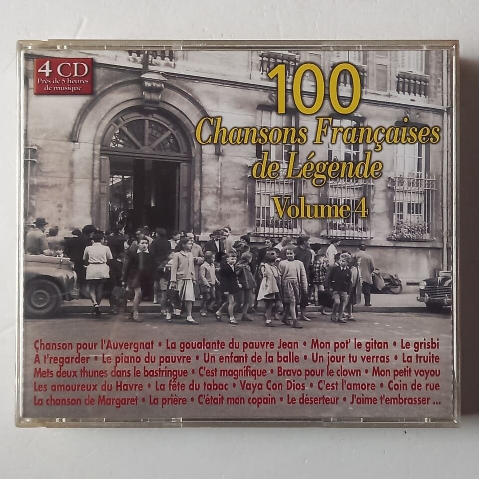 100 CHANSONS FRANÇAISES DE LEGENDE VOLUME 4 (2005) - 4CD 2.EL