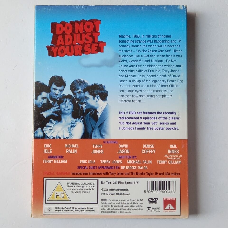 DO NOT ADJUST YOUR SET - ERIC IDLE, MICHAEL PALIN, TERRY HONES - 2DVD 2.EL