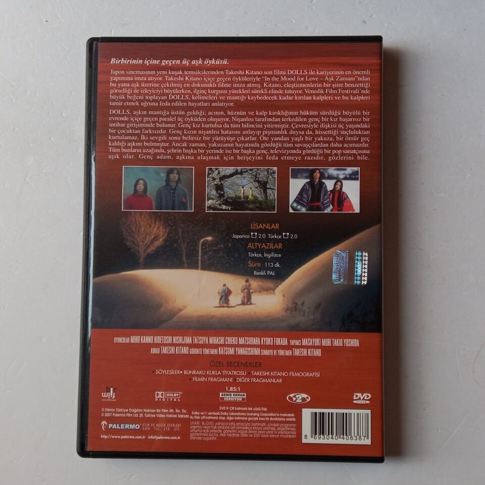 DOLLS / BEBEKLER - TAKESHI KITANO, MIHO KANNO, HIDETOSHI NISHIJIMA - DVD 1.BÖLGE 2.EL