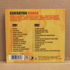 BIRÉLI LAGRÈNE, RICHARD GALLIANO, CARAVAN PALACE, SANSEVERINO, HENRI SALVADOR, STÉPHANE GRAPPELLI, VALÉRIE DUCHATEAU, DORADO SCHMITT, ROCKY GRESSET, SYLVAIN LUC – GENERATION DJANGO (2009) - 2 X CD GYPSY JAZZ COMP. 2.EL