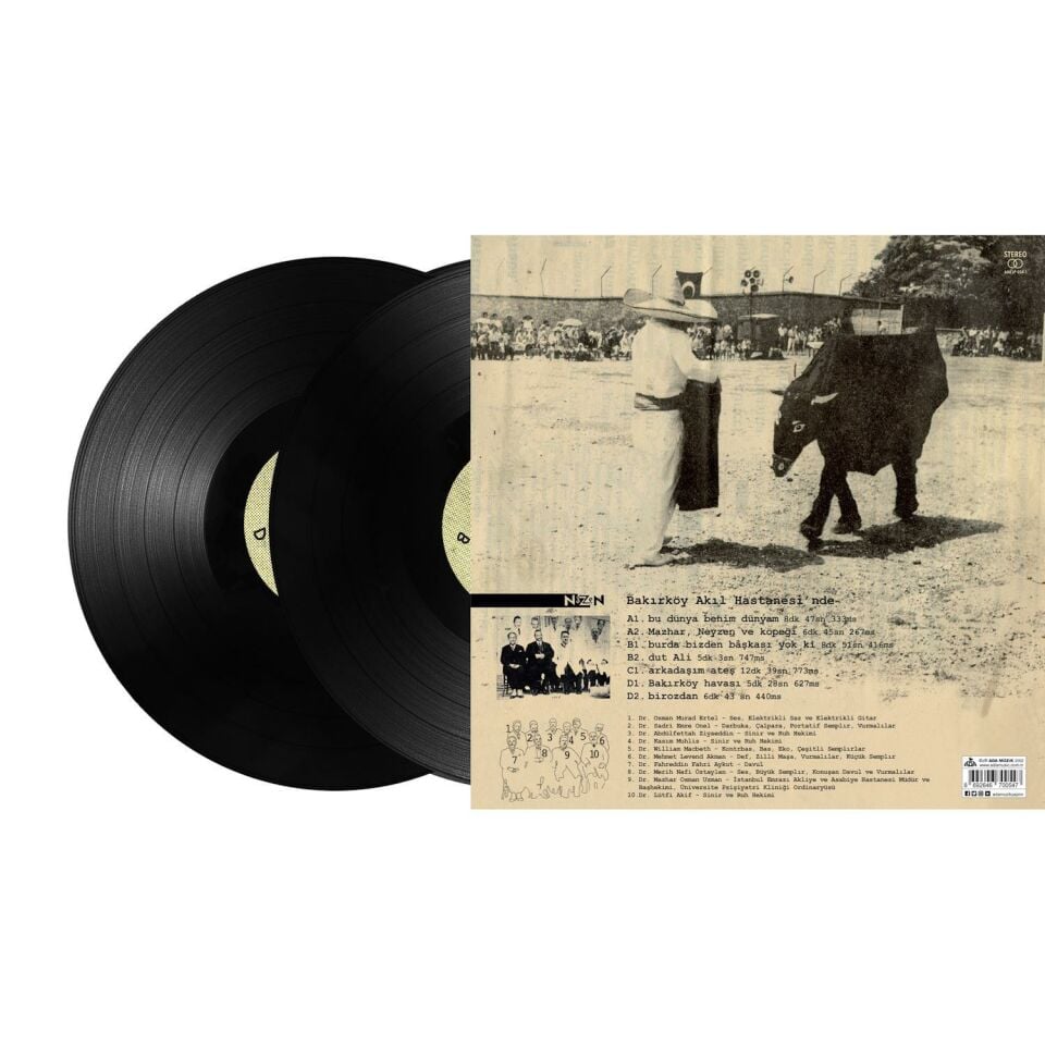 ZeN - BAKIRKÖY AKIL HASTANESİ'NDE (1999) - 2xLP 2023 SIFIR PLAK