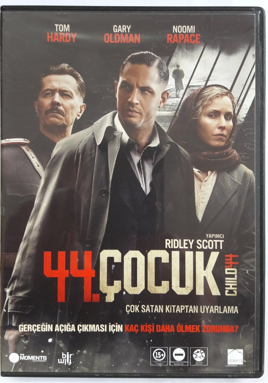 44. ÇOCUK - CHILD 44 - GARY OLDMAN - TOM HARDY - NOOMI RAPACE - DVD 2.EL