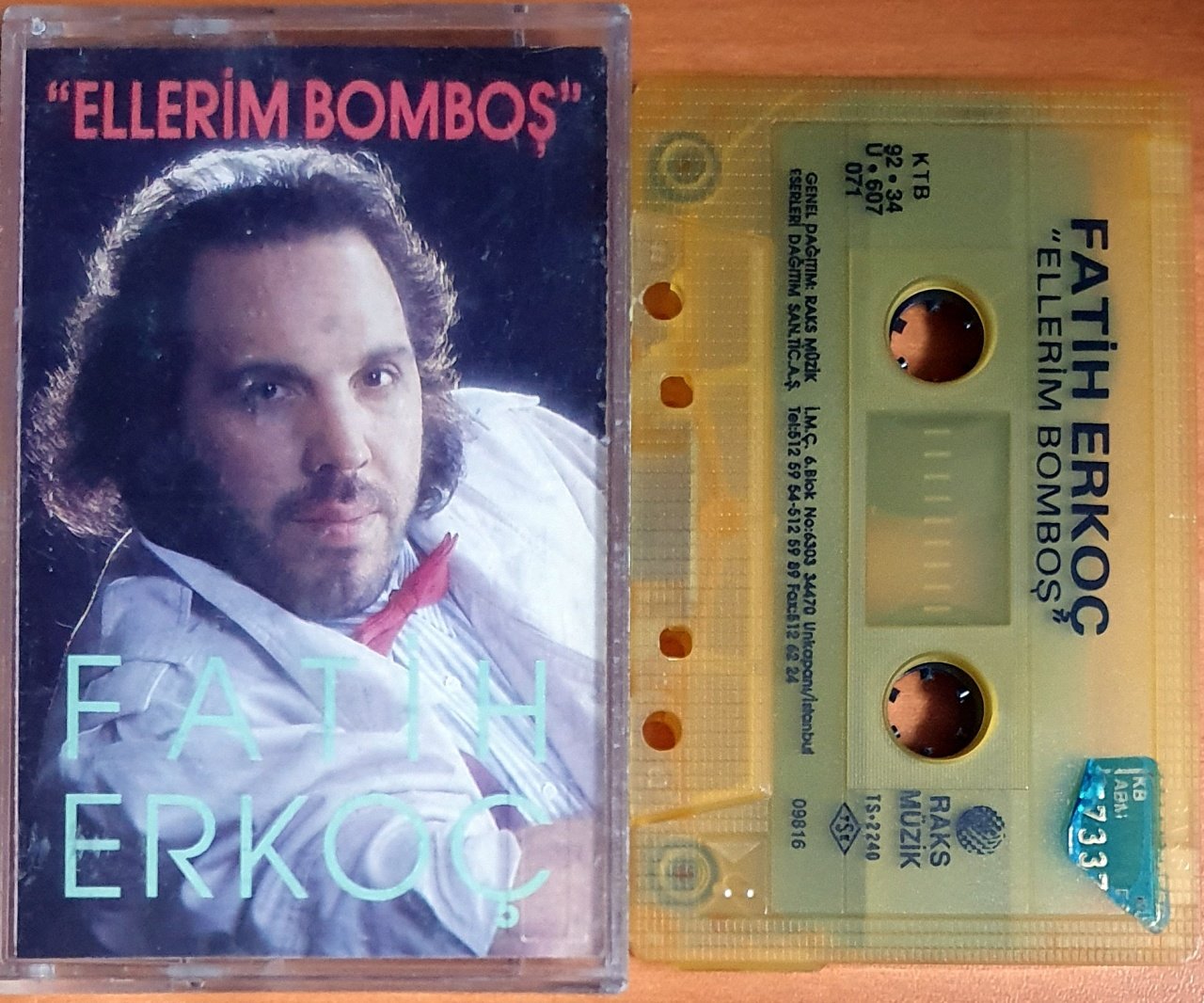 FATİH ERKOÇ - ELLERİM BOMBOŞ (1992) - KASET 2.EL