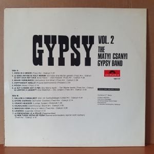 THE MATYI CSANYI GYPSY BAND - GYPSY VOL.2 (1968) - LP 2.EL PLAK