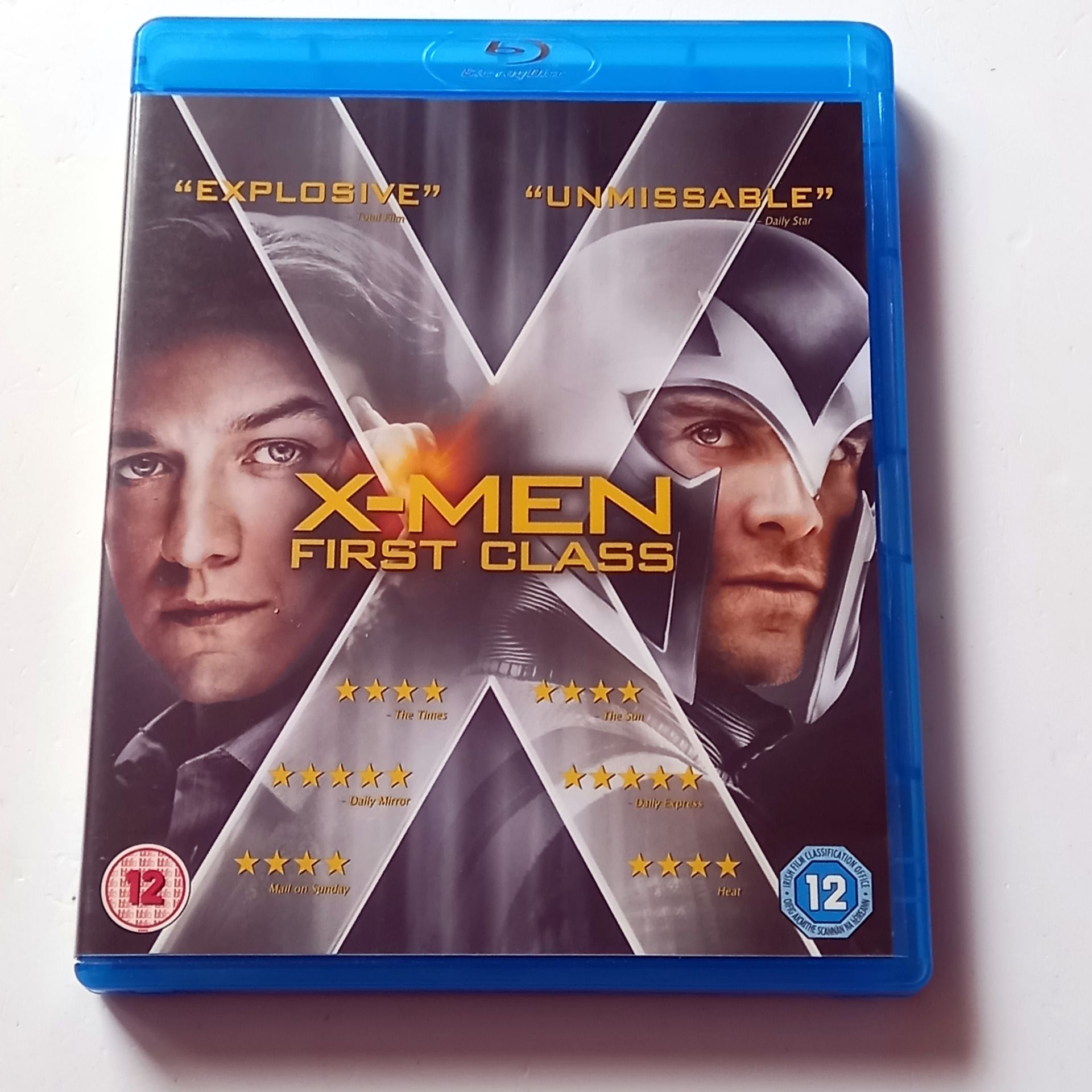X-MEN FIRST CLASS -  JAMES MCAVOY, MICHAEL FASSBENDER, ROSE BYRNE, YÖN.: MATTHEW VAUGHN - BLU-RAY 2.EL TÜRKÇE ALTYAZI YOKTUR