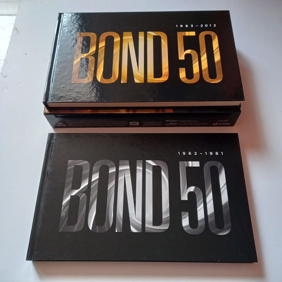 BOND 50 - 22 MOVIES - 23 X BLU-RAY TWENTY THREE-DISC LIMITED EDITION COLLECTOR'S SET REGION FREE TR ALTYAZI YOKTUR 2.EL
