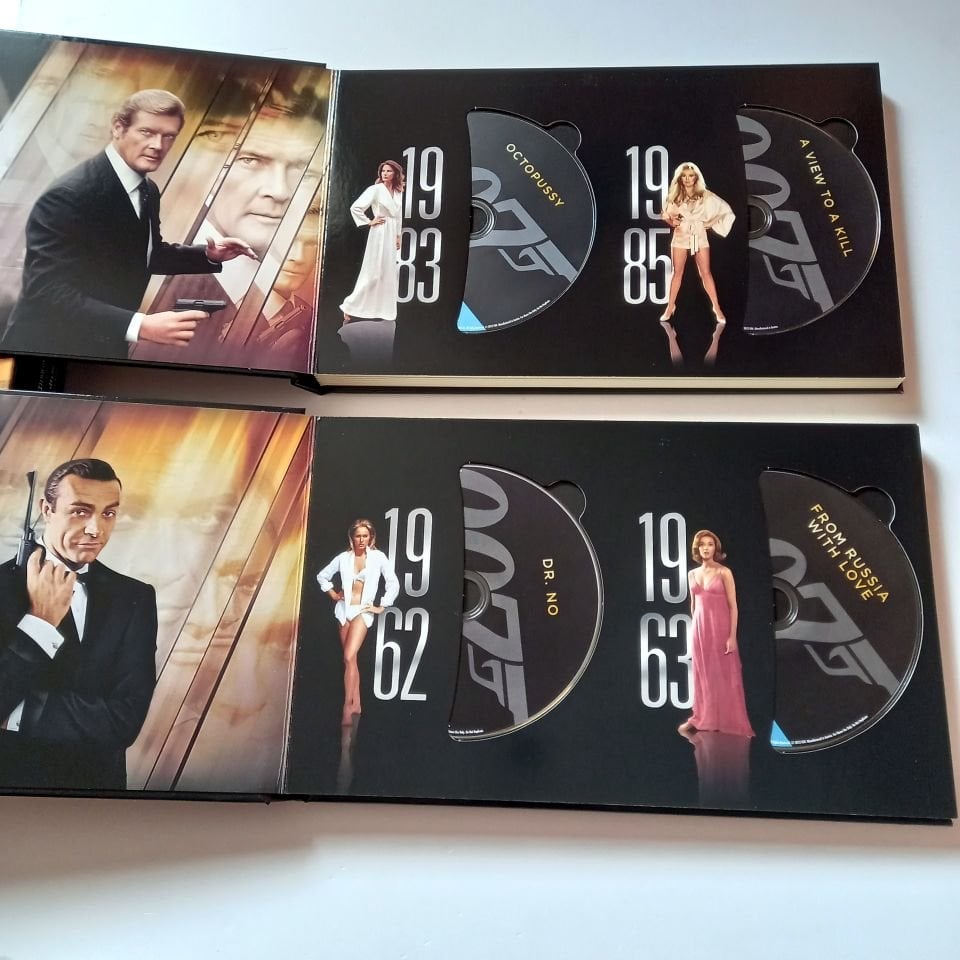 BOND 50 - 22 MOVIES - 23 X BLU-RAY TWENTY THREE-DISC LIMITED EDITION COLLECTOR'S SET REGION FREE TR ALTYAZI YOKTUR 2.EL