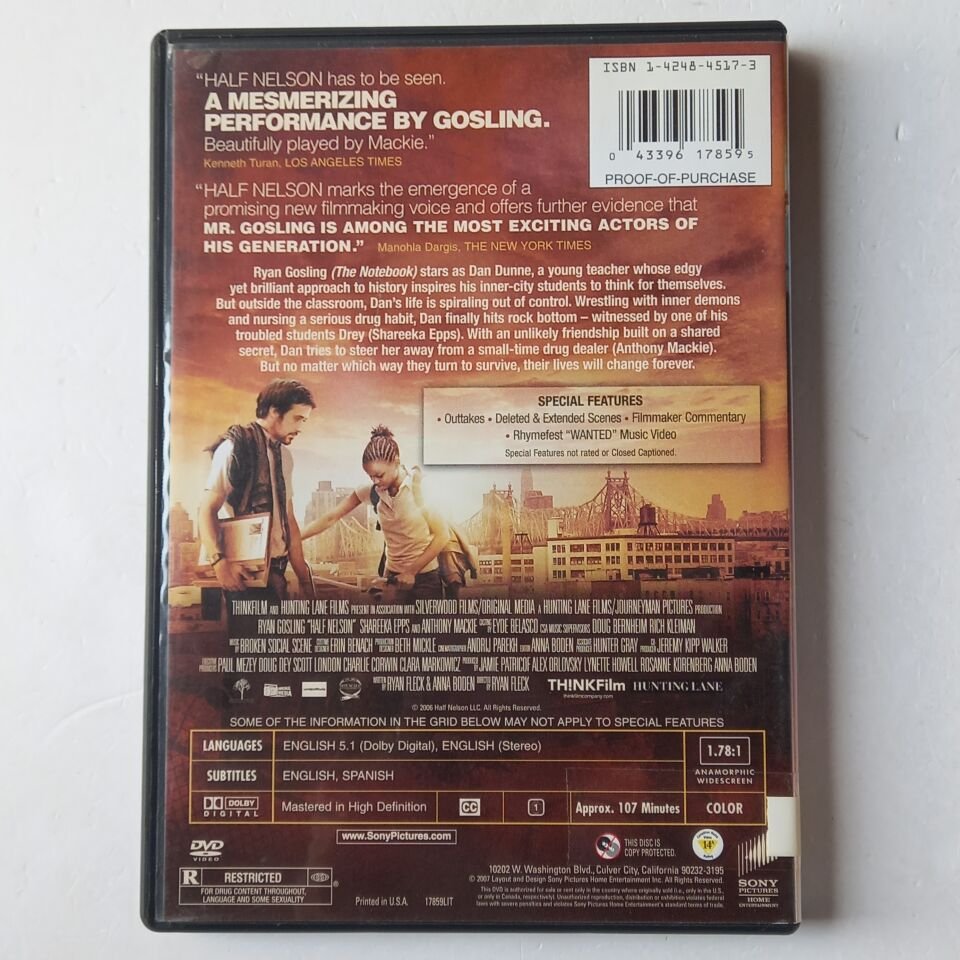 HALF NELSON - RYAN GOSLING - DVD 2.EL 1.BÖLGE