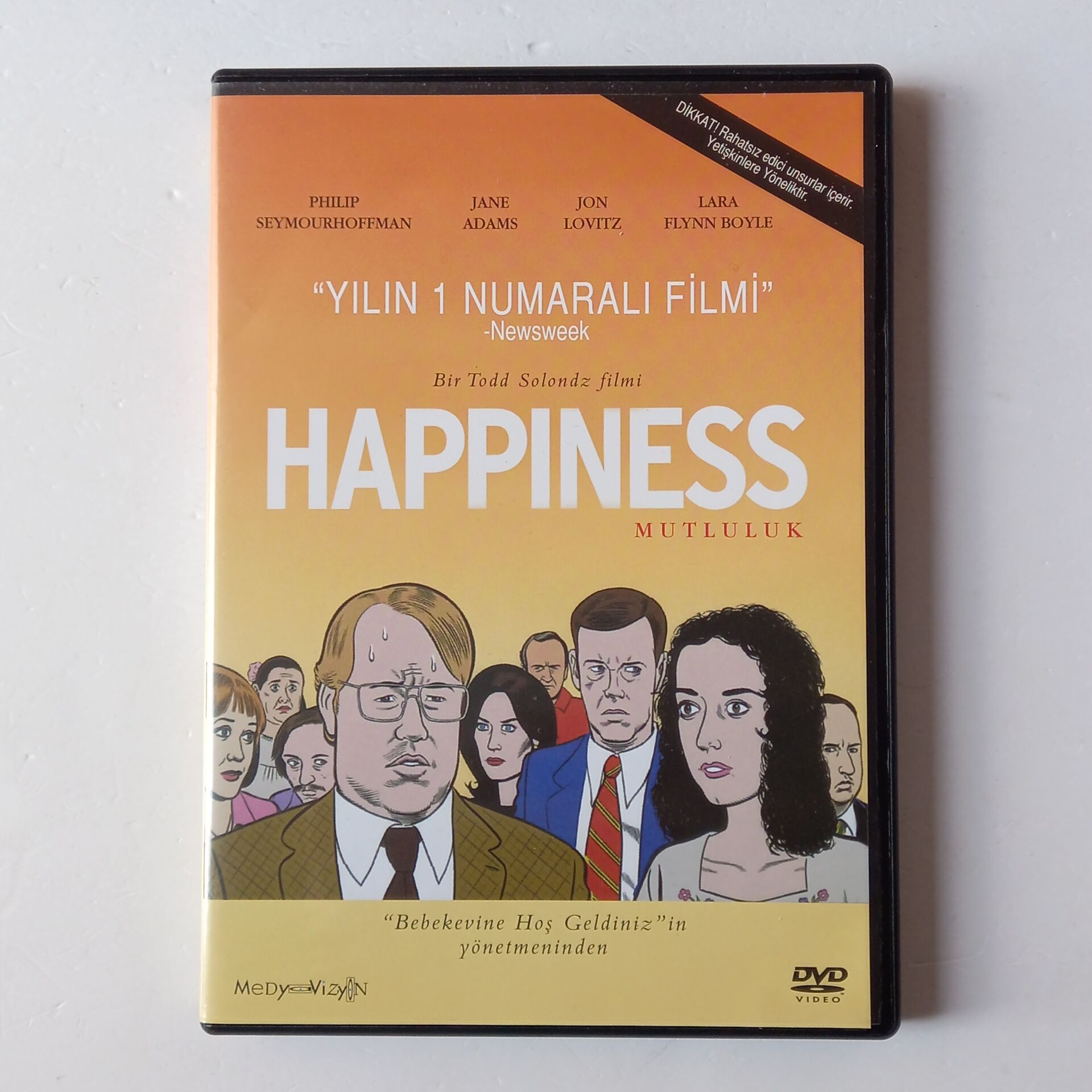 HAPPINESS / MUTLULUK - TODD SOLONDZ, JANE ADAMS, PHILIP SEYMOURHOFFMAN - DVD 2.EL