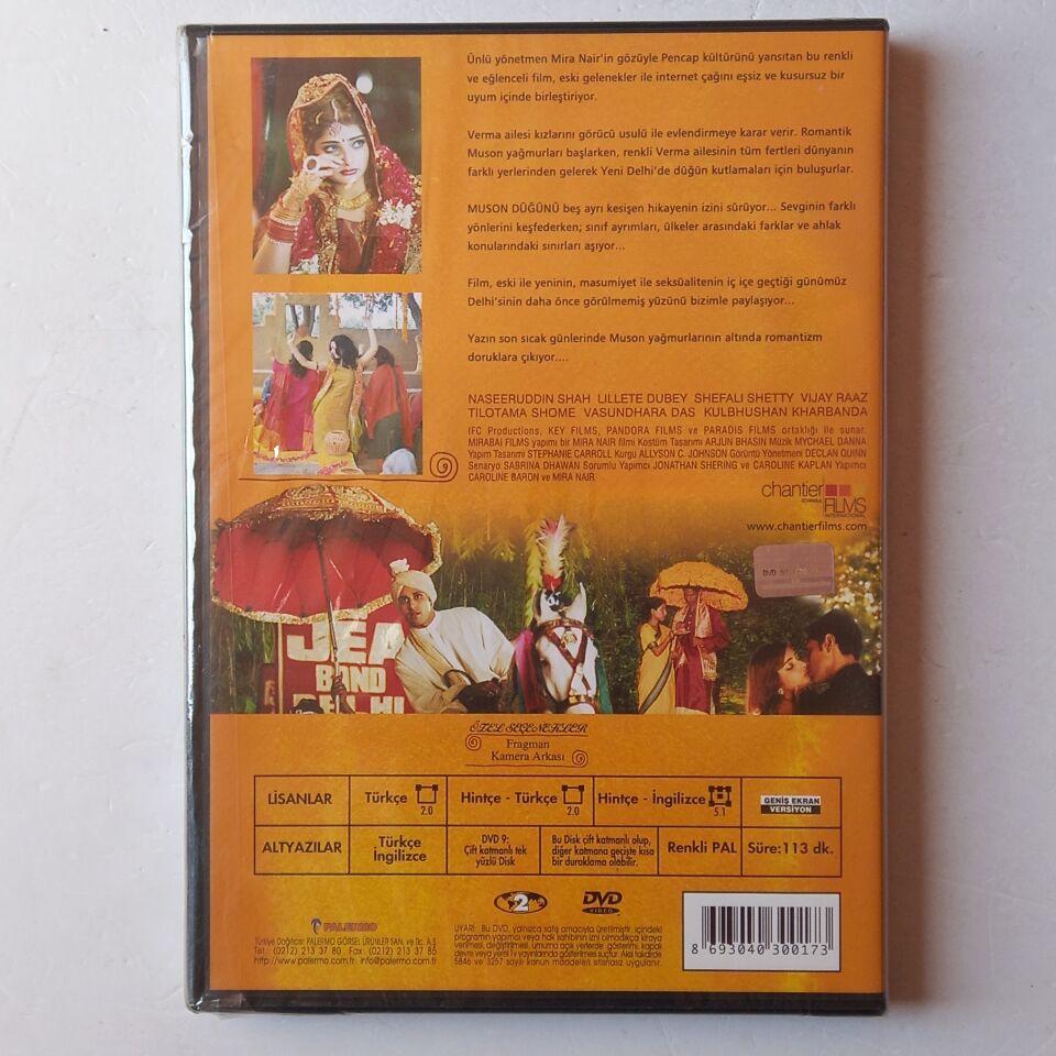 MUSON DÜĞÜNÜ / MONSOON WEDDING - MIRA NAIR - DVD AMBALAJINDA SIFIR