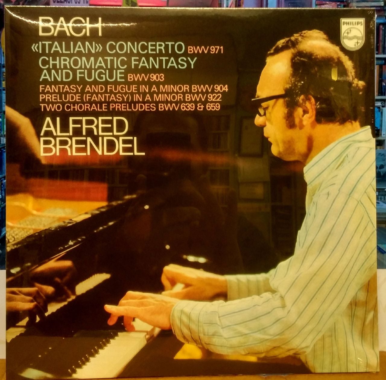 ALFRED BRENDEL - BACH ITALIAN CONCERO - LP SIFIR