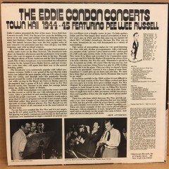 EDDIE CONDON FEATURING PEE WEE RUSSELL /  THE EDDIE CONDON CONCERTS TOWN HALL 1944-45 - LP 2.EL PLAK