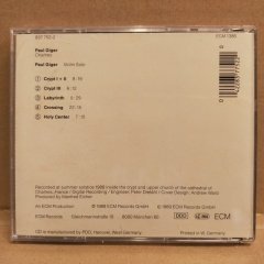 PAUL GIGER – CHARTRES (1989) - CD ECM RECORDS 2.EL