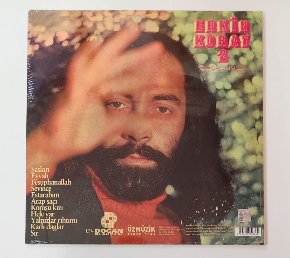 ERKİN KORAY - 2 (1974) - LP 2023 BASIM SIFIR PLAK