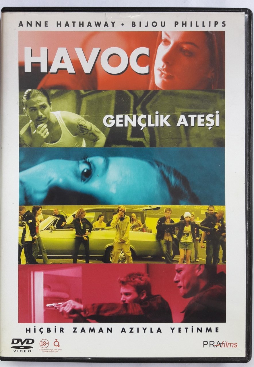 HAVOC - GENÇLİK ATEŞİ - ANNE HATHAWAY - BIJOU PHILLIPS - DVD 2.EL