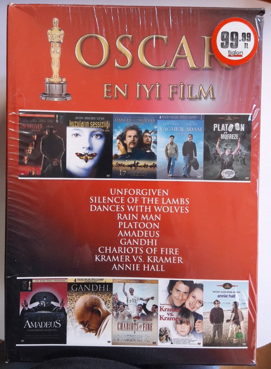 OSCAR EN İYİ FİLM - 10DVD SIFIR