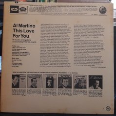 AL MARTINO - THIS LOVE FOR YOU - PLAK 2.EL