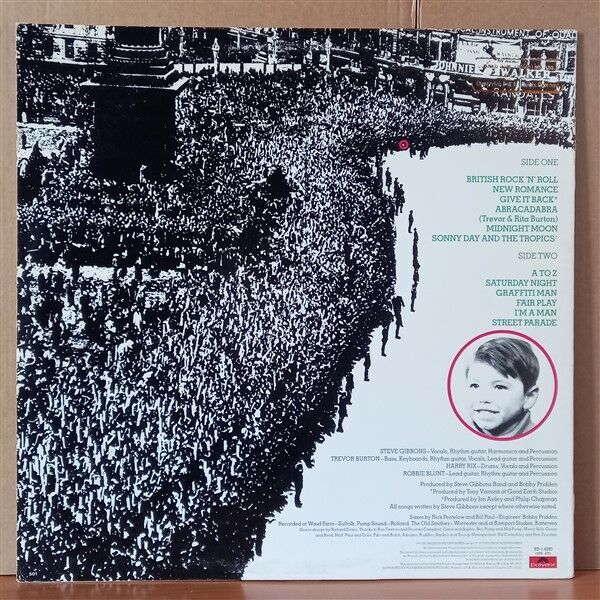 STEVE GIBBONS BAND – STREET PARADE (1980) - LP 2.EL PLAK