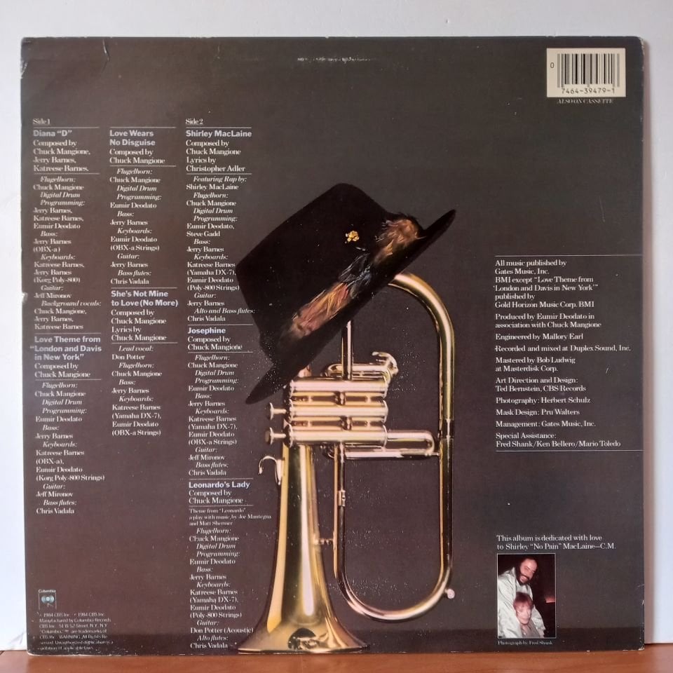 CHUCK MANGIONE – DISGUISE (1984) - LP 2.EL PLAK