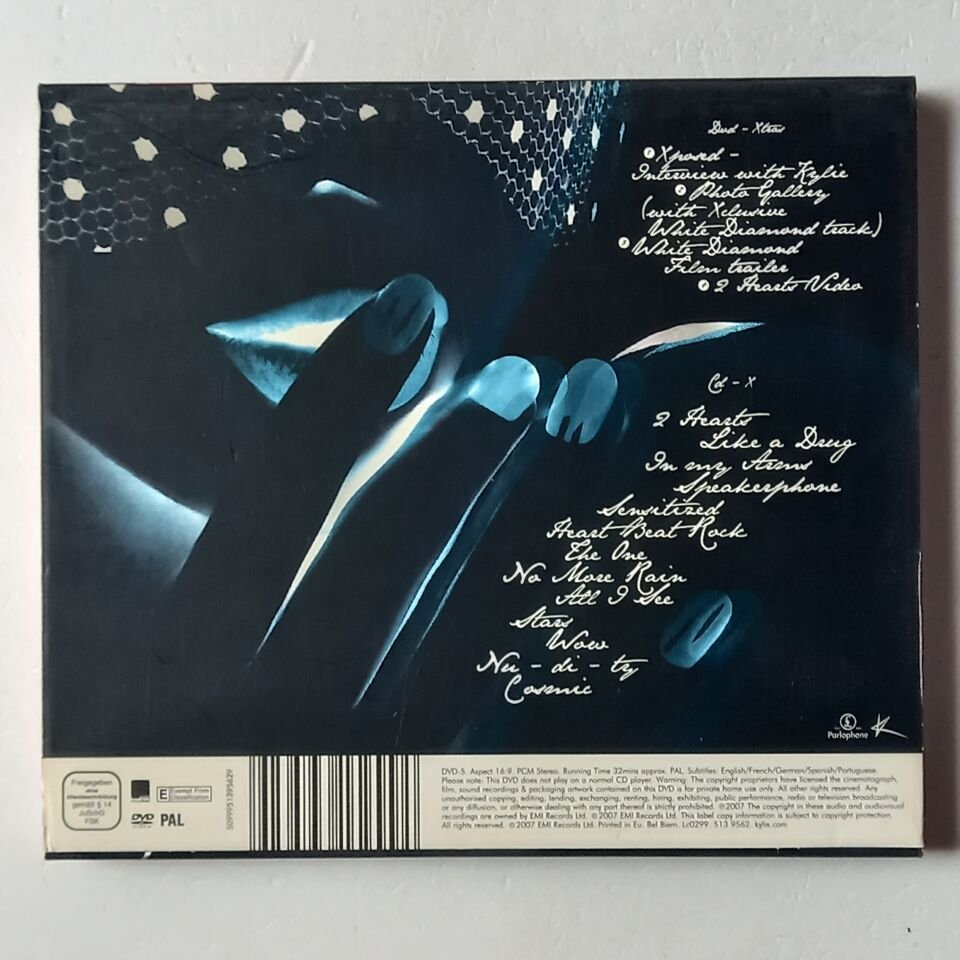 KYLIE – X / SPECIAL EDITION (2007) - CD + DVD 2.EL